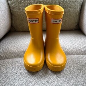 Hunter Vibrant Yellow Waterproof Boots